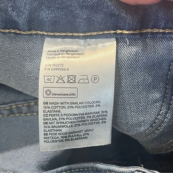 H&M Light Blue Skinny Ankle Jeans Size 33 - Picture 7 of 7